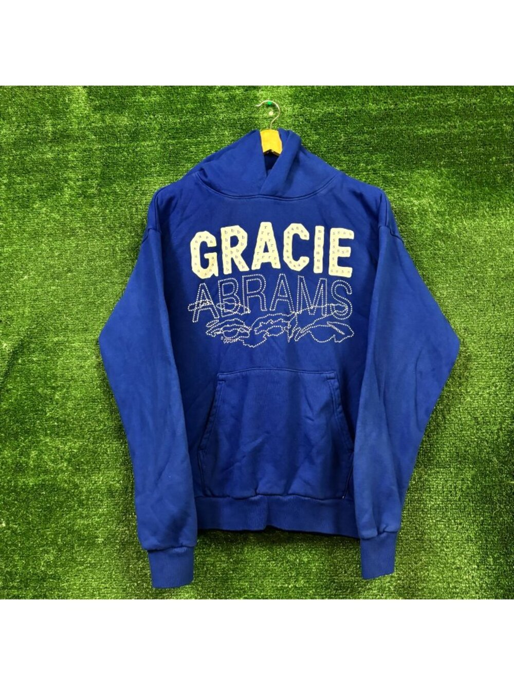 Gracie Abrams Letter Stitch Hoodie Size Medium